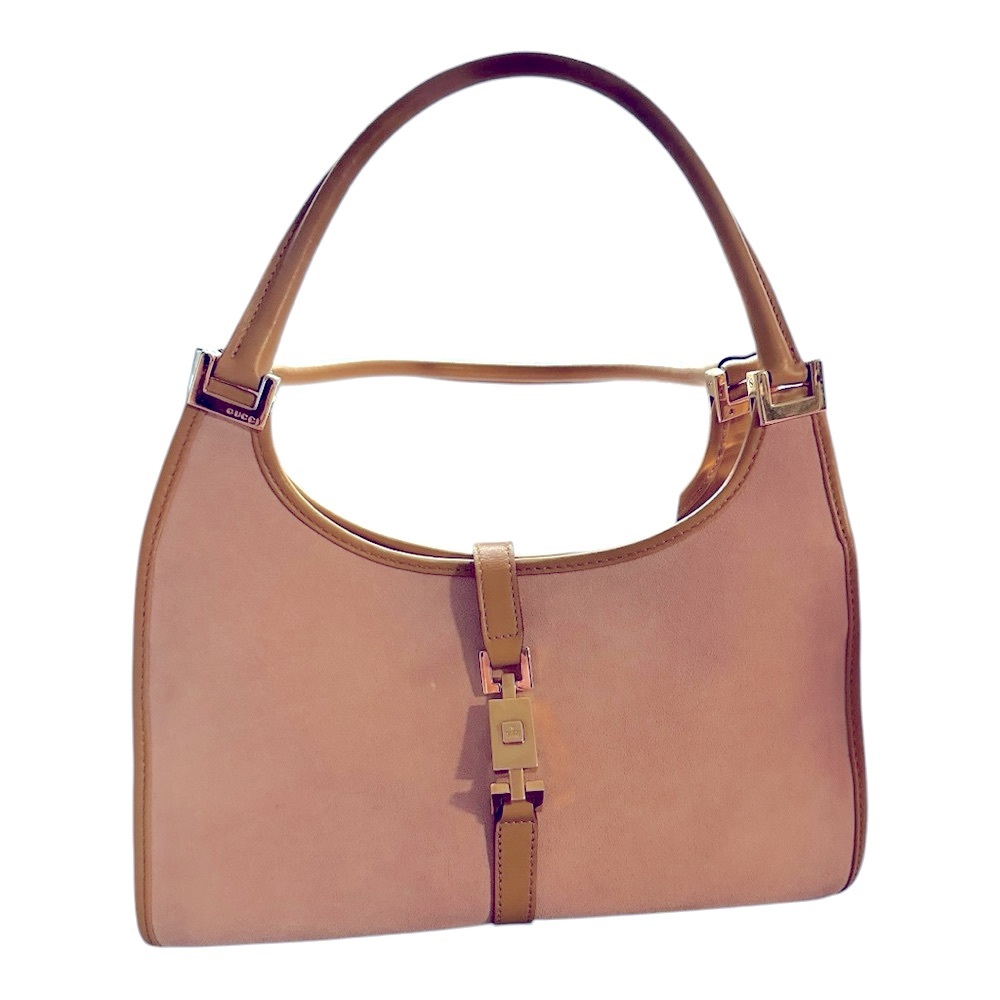 Vintage Gucci Suede Handbag - Classic